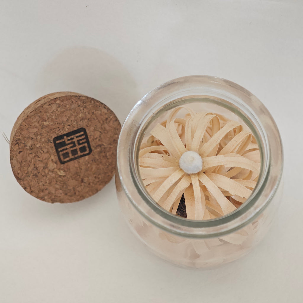 Romantic Rose Jar Night Light – Warm Fairy Lights in a Glass Jar